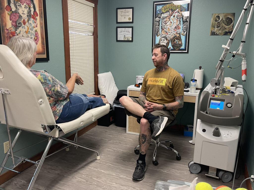 Laser tattoo removal consultation in Denver, tattoo removal FAQ